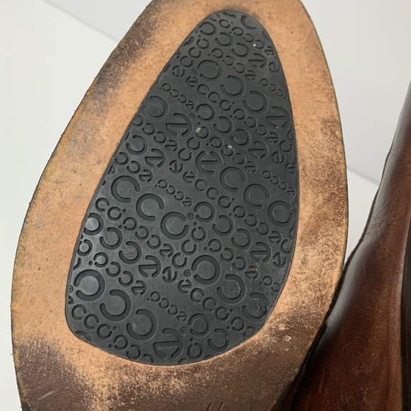 ECCO Brown leather lace up oxfords, size 44 - Picture 8 of 13